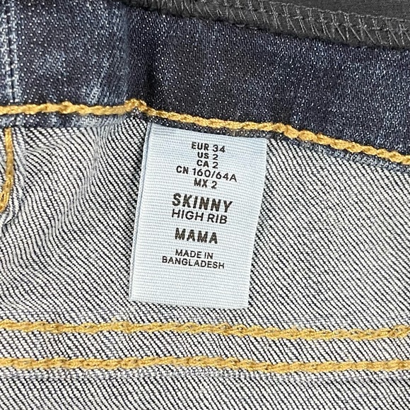 H&M Skinny High Rib Mama Jeans - Picture 5 of 7